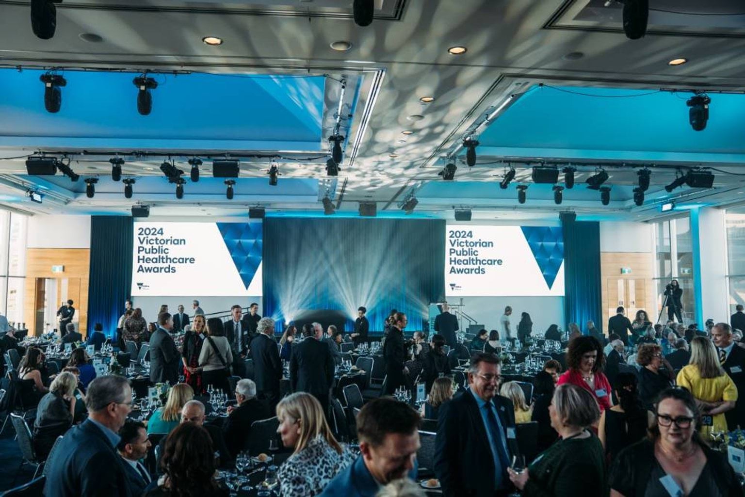 A view of the stage at the VPHA awards 2024