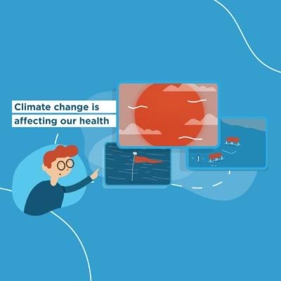 Social media tile featuring the text 