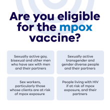 Are you eligible for mpox vaccine?